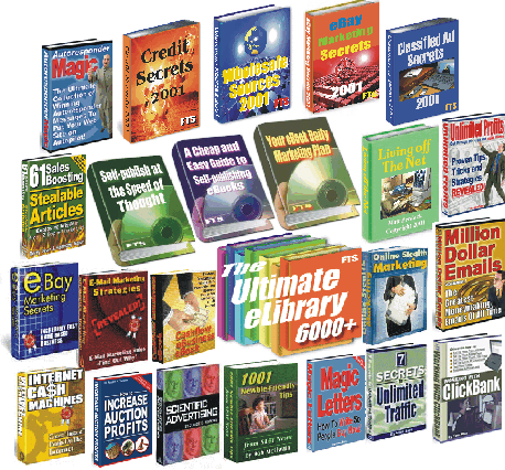 Check out the collection of the top ebooks you get with this package!!